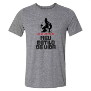 Camiseta Cinza Jiu-Jitsu estilo de vida