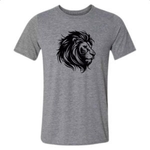 Camiseta Cinza Leao de Juda Linear
