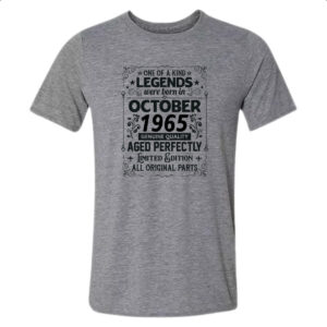 Camiseta Cinza Legends Were Born OUT-1965