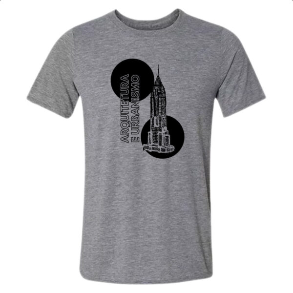 Camiseta Cinza Arquitetura e urbanismo