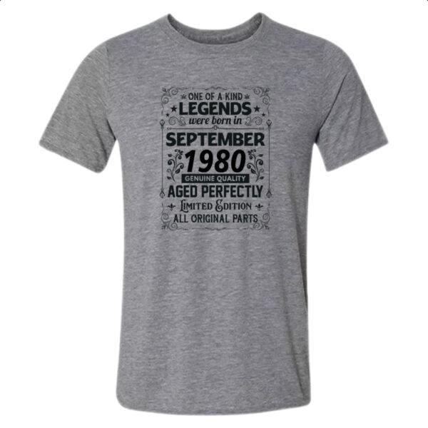 Camiseta Cinza Legends Were Born SET-1980