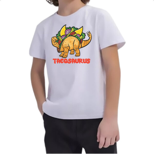 Camiseta Infanto Juvenil Tacosaurus - Imagem 2