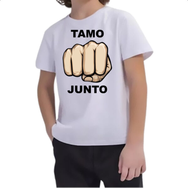 Camiseta Infanto Juvenil Tamo junto - Imagem 2