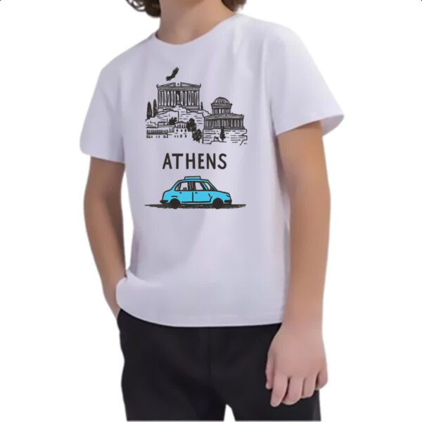 Camiseta Infanto Juvenil Athena Pintura Nanquim - Imagem 2
