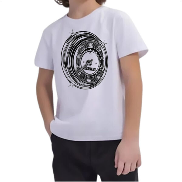 Camiseta Infanto Juvenil Velocimetro Classico VW - Imagem 2