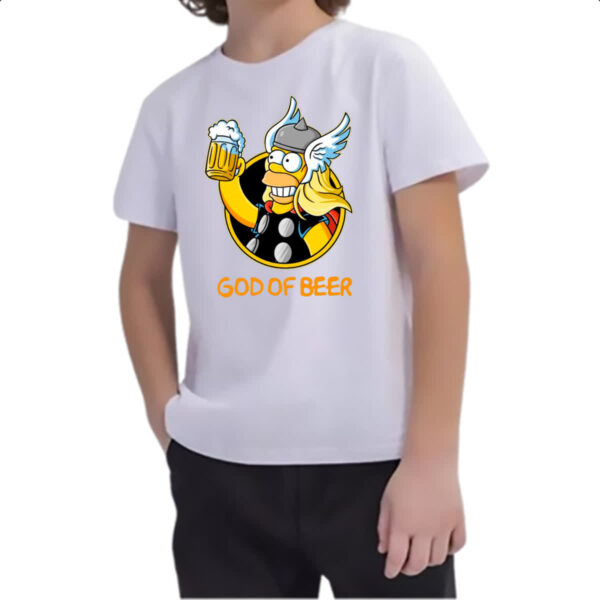Camiseta Infanto Juvenil Thormmer - God of beer - Imagem 2