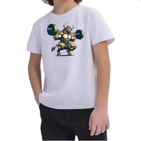 Camiseta Infanto Juvenil Touro maromba - Imagem 2