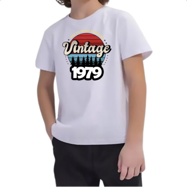 Camiseta Infanto Juvenil Vintage being awesome 1979 - Imagem 2