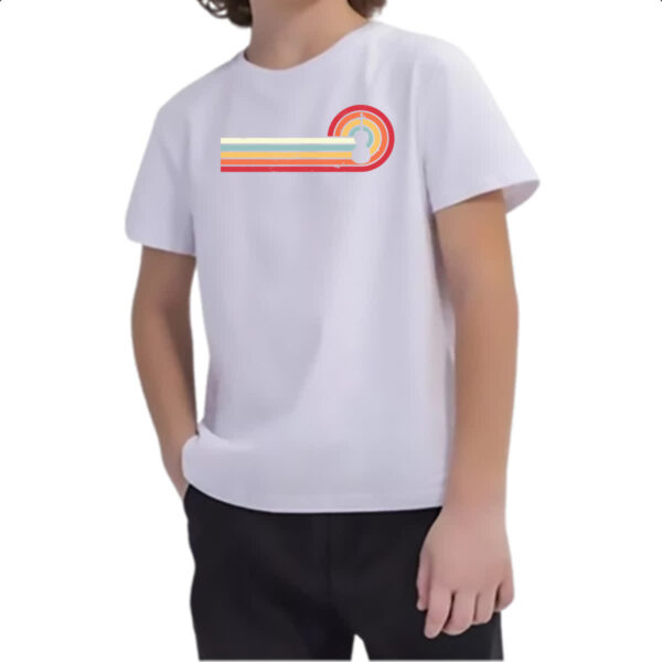 Camiseta Infanto Juvenil Viollino Espiral Sunset Art - Imagem 2