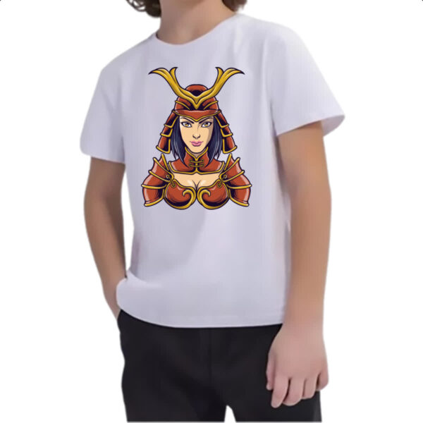 Camiseta Infanto Juvenil Samurai Girl - Imagem 2