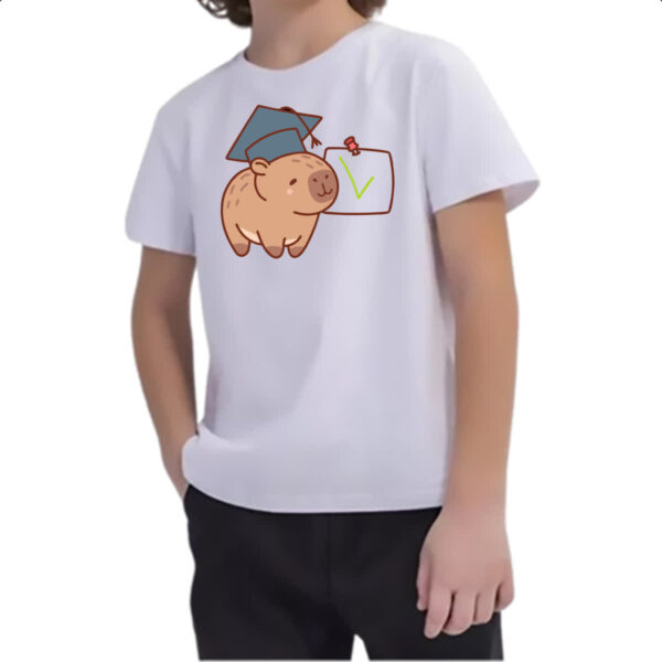 Camiseta Infanto Juvenil Capivara Formando - Imagem 2