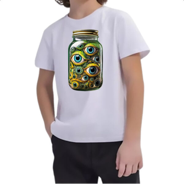Camiseta Infanto Juvenil Olhos em conserva - Imagem 2
