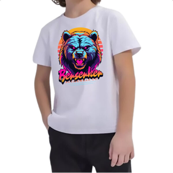 Camiseta Infanto Juvenil Urso Berserker - Imagem 2