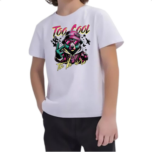 Camiseta Infanto Juvenil Urso Too Cool - Imagem 2