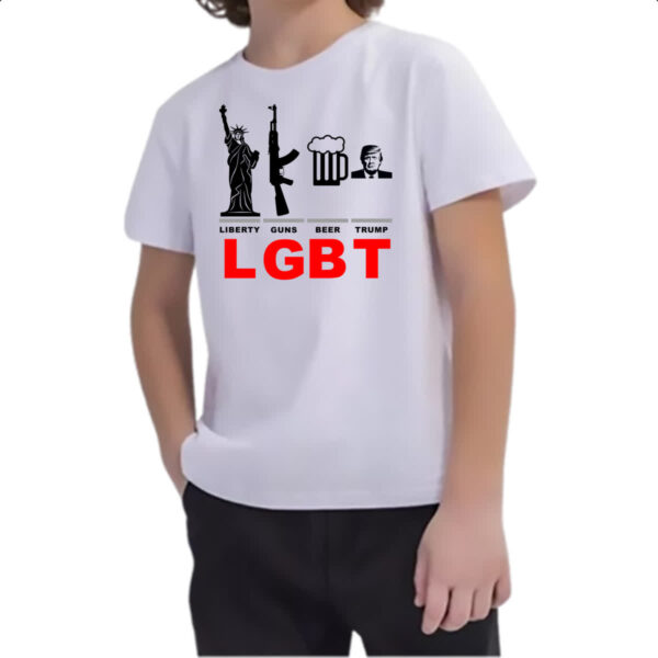 Camiseta Infanto Juvenil LGBT - American Parody - Imagem 2