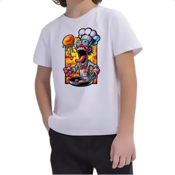 Camiseta Infanto Juvenil Cozinheiro doido - Imagem 2