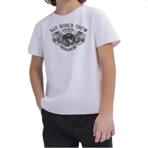 Camiseta Infanto Juvenil Bad bones crew - Imagem 2