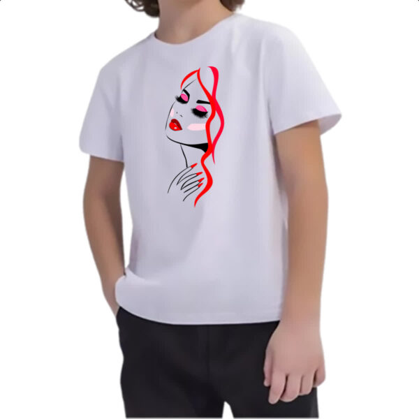 Camiseta Infanto Juvenil Beautiful Girl 4 - Imagem 2