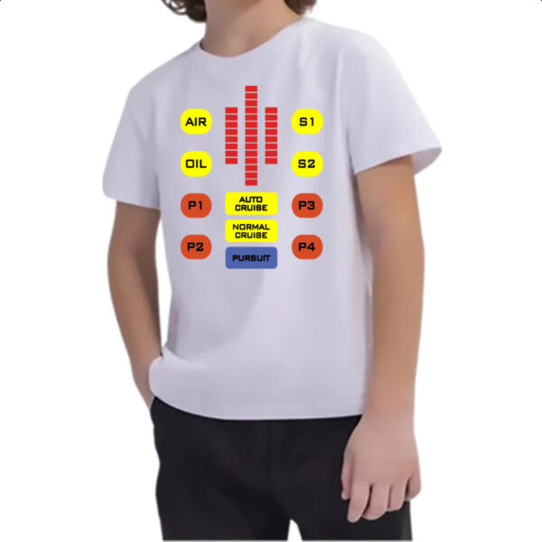 Camiseta Infanto Juvenil Super Maquina Kitt Painel Nostalgia - Imagem 2