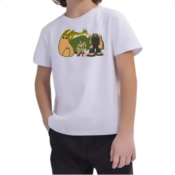 Camiseta Infanto Juvenil Nostalgia Os Herculoides Time - Imagem 2