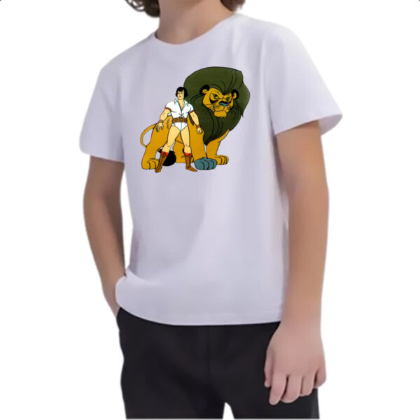 Camiseta Infanto Juvenil Nostalgia Sansao e Golias - Imagem 2