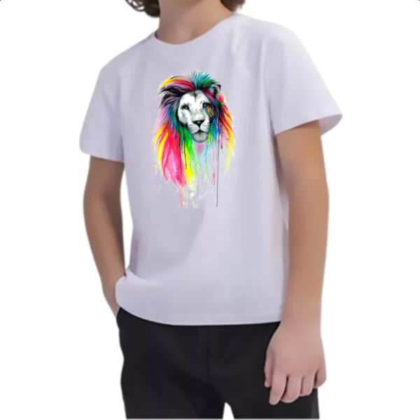 Camiseta Infanto Juvenil Leao de Juda 08 - Imagem 2