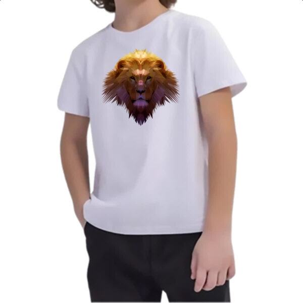 Camiseta Infanto Juvenil Leao de Juda 01 - Imagem 2