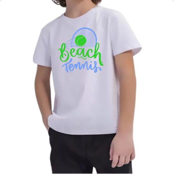 Camiseta Infanto Juvenil Beach tennis - Imagem 2