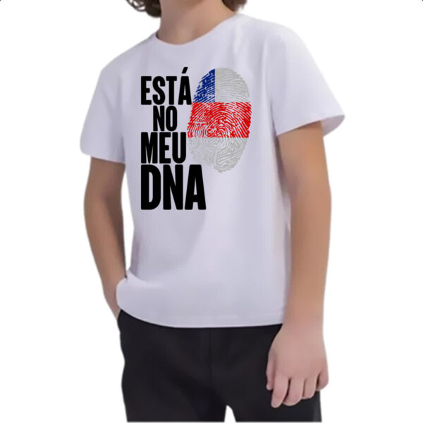 Camiseta Infanto Juvenil Esta no meu DNA Amazonas - Imagem 2