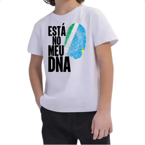 Camiseta Infanto Juvenil Esta no meu DNA Mato Grosso do Sul - Imagem 2