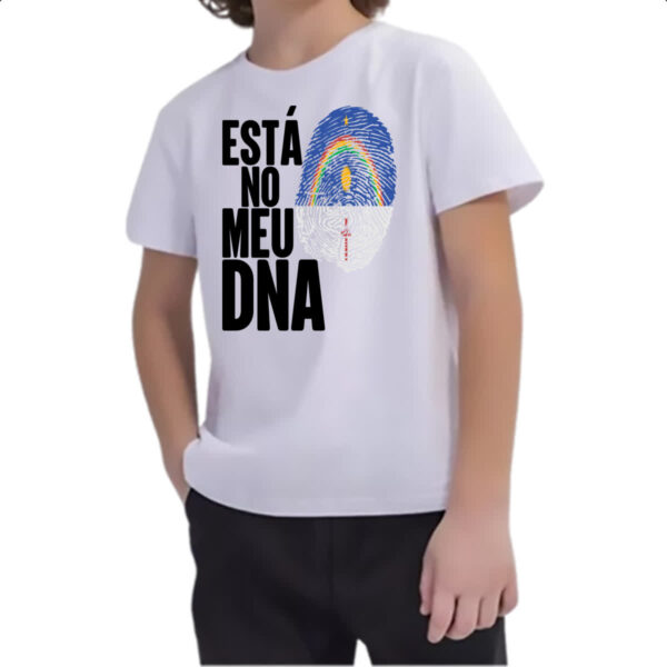 Camiseta Infanto Juvenil Esta no meu DNA Pernambuco - Imagem 2