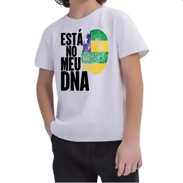 Camiseta Infanto Juvenil Esta no meu DNA Sergipe - Imagem 2