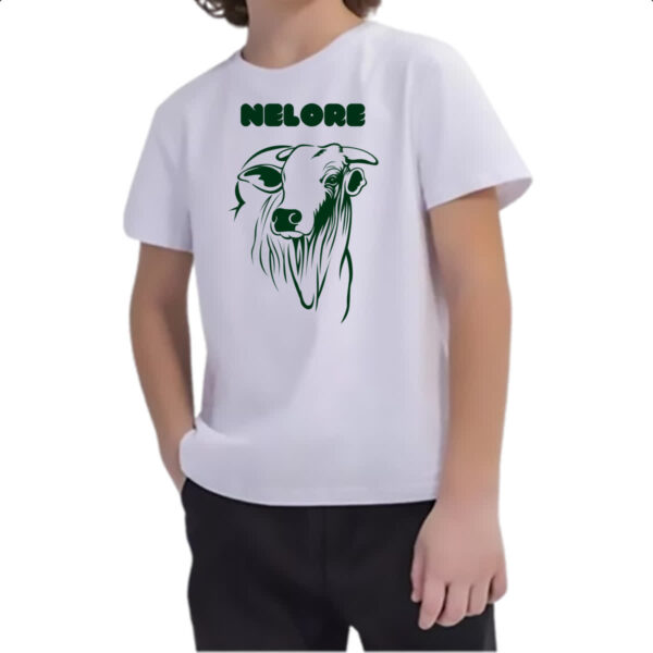 Camiseta Infanto Juvenil Vaca Nelore 2 - Imagem 2