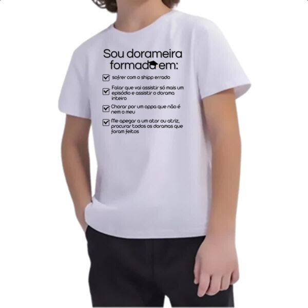 Camiseta Infanto Juvenil Dorameira formada - Imagem 2