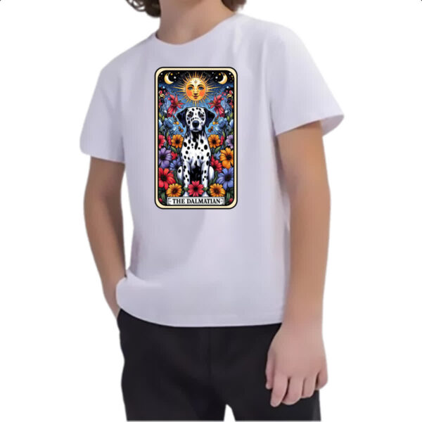 Camiseta Infanto Juvenil Taro cachorro Dalmata - Imagem 2
