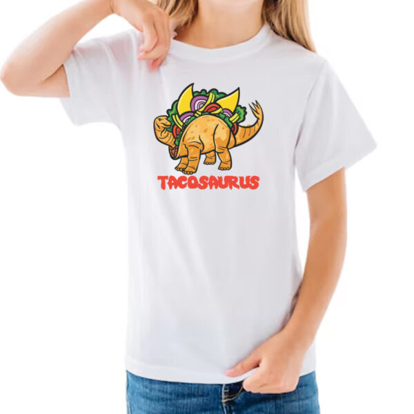 Camiseta Infanto Juvenil Tacosaurus - Imagem 3