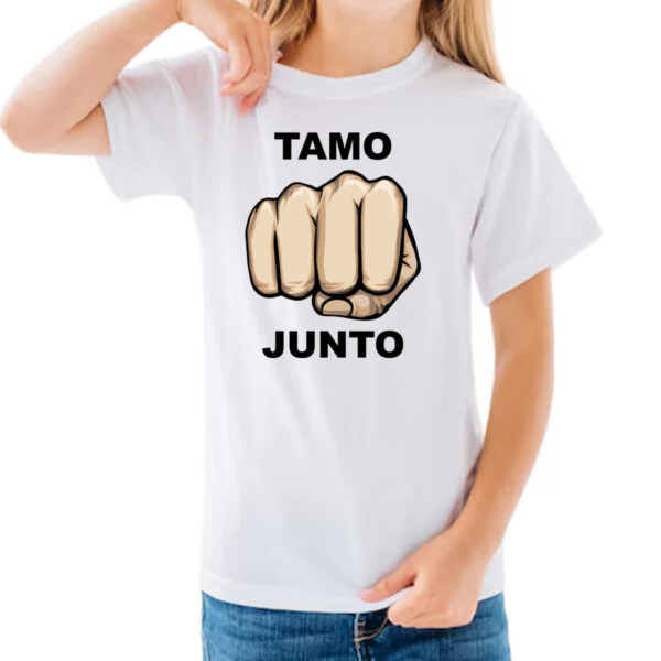 Camiseta Infanto Juvenil Tamo junto - Imagem 3