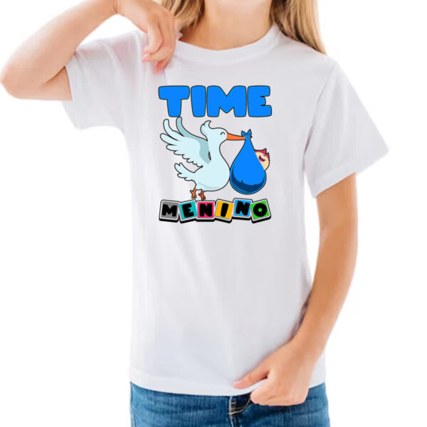 Camiseta Infanto Juvenil Cegonha Time Menino - Imagem 3