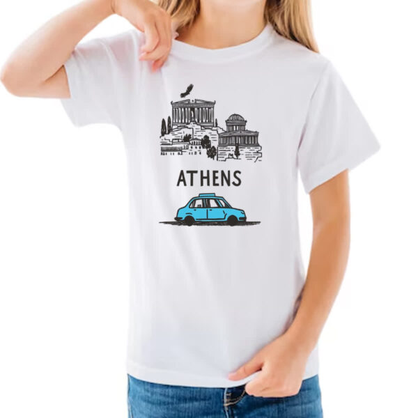 Camiseta Infanto Juvenil Athena Pintura Nanquim - Imagem 3