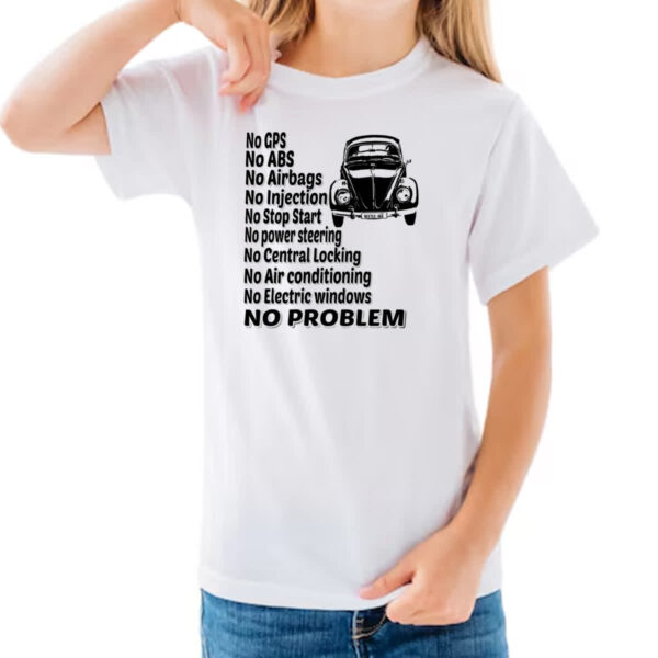 Camiseta Infanto Juvenil Fusca sem problemas - Imagem 3