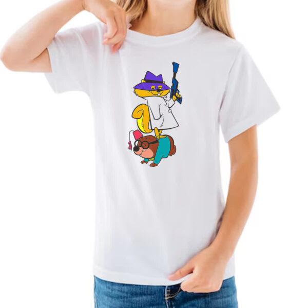 Camiseta Infanto Juvenil Nostalgia Esquilo Secreto - Imagem 3