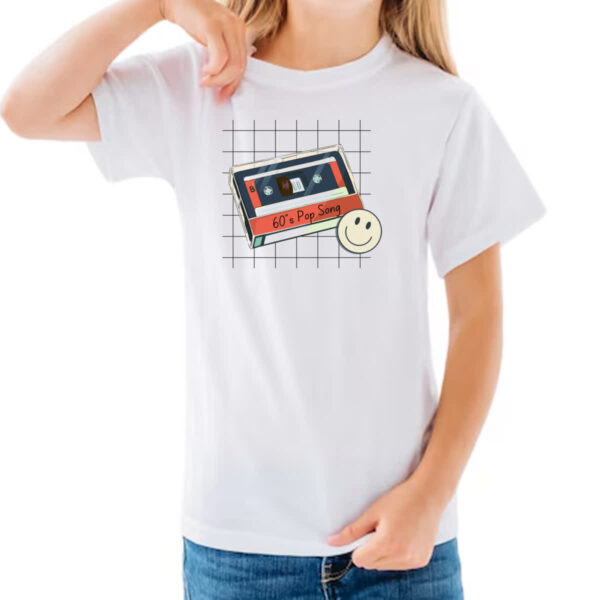 Camiseta Infanto Juvenil FIta K7 60 Pop Song - Imagem 3