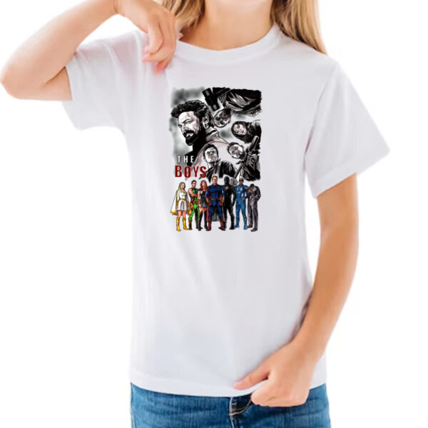 Camiseta Infanto Juvenil The Boys poster - Imagem 3