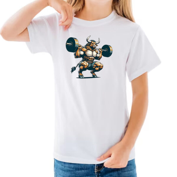 Camiseta Infanto Juvenil Touro maromba - Imagem 3