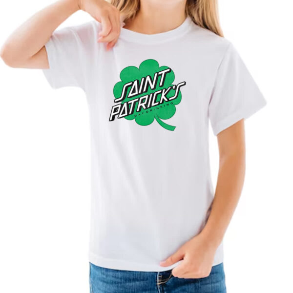 Camiseta Infanto Juvenil St Patricks Day drinking - Imagem 3