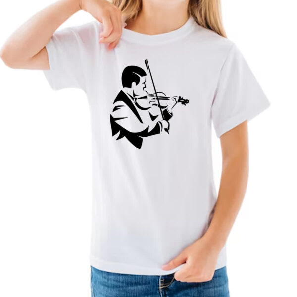 Camiseta Infanto Juvenil Violinista - Imagem 3