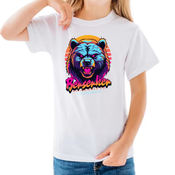 Camiseta Infanto Juvenil Urso Berserker - Imagem 3