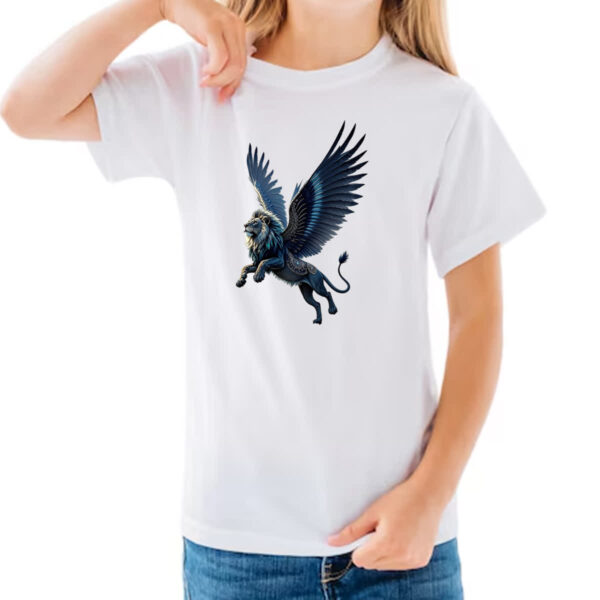Camiseta Infanto Juvenil Leao alado - Imagem 3