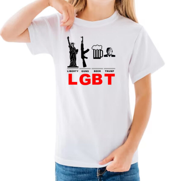 Camiseta Infanto Juvenil LGBT - American Parody - Imagem 3