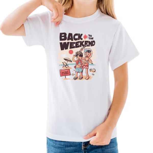 Camiseta Infanto Juvenil Back to the weekend - Imagem 3